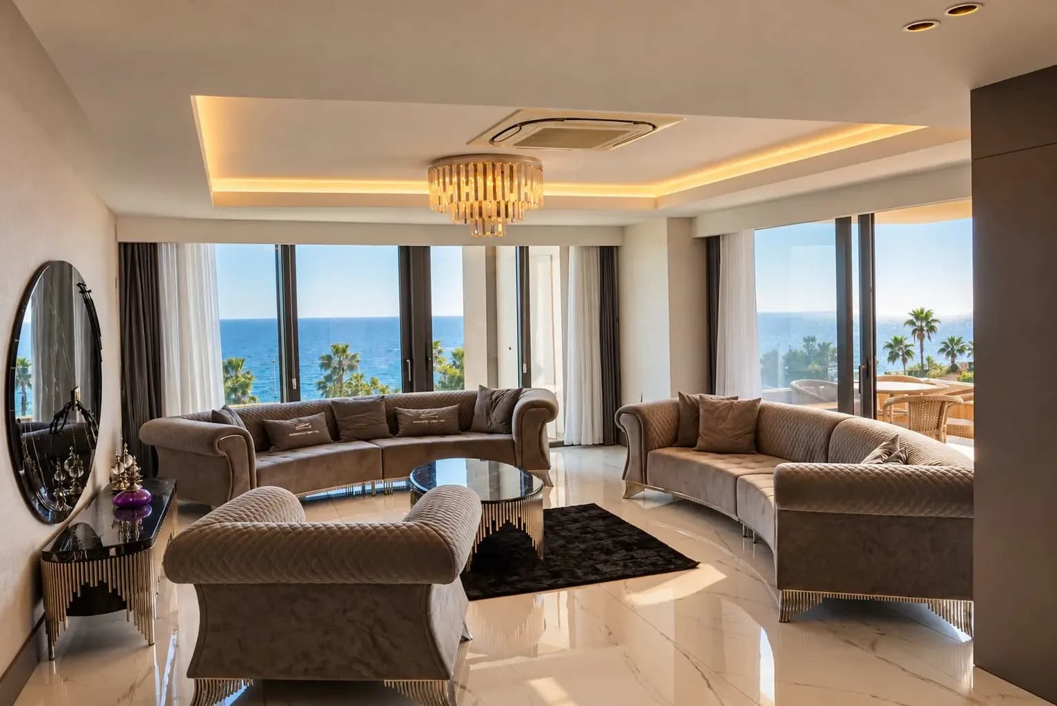 Konyaaltı'nda Denize Sıfır 4+1 Full Manzara Sun Is Blue Residence fotoğraf 19