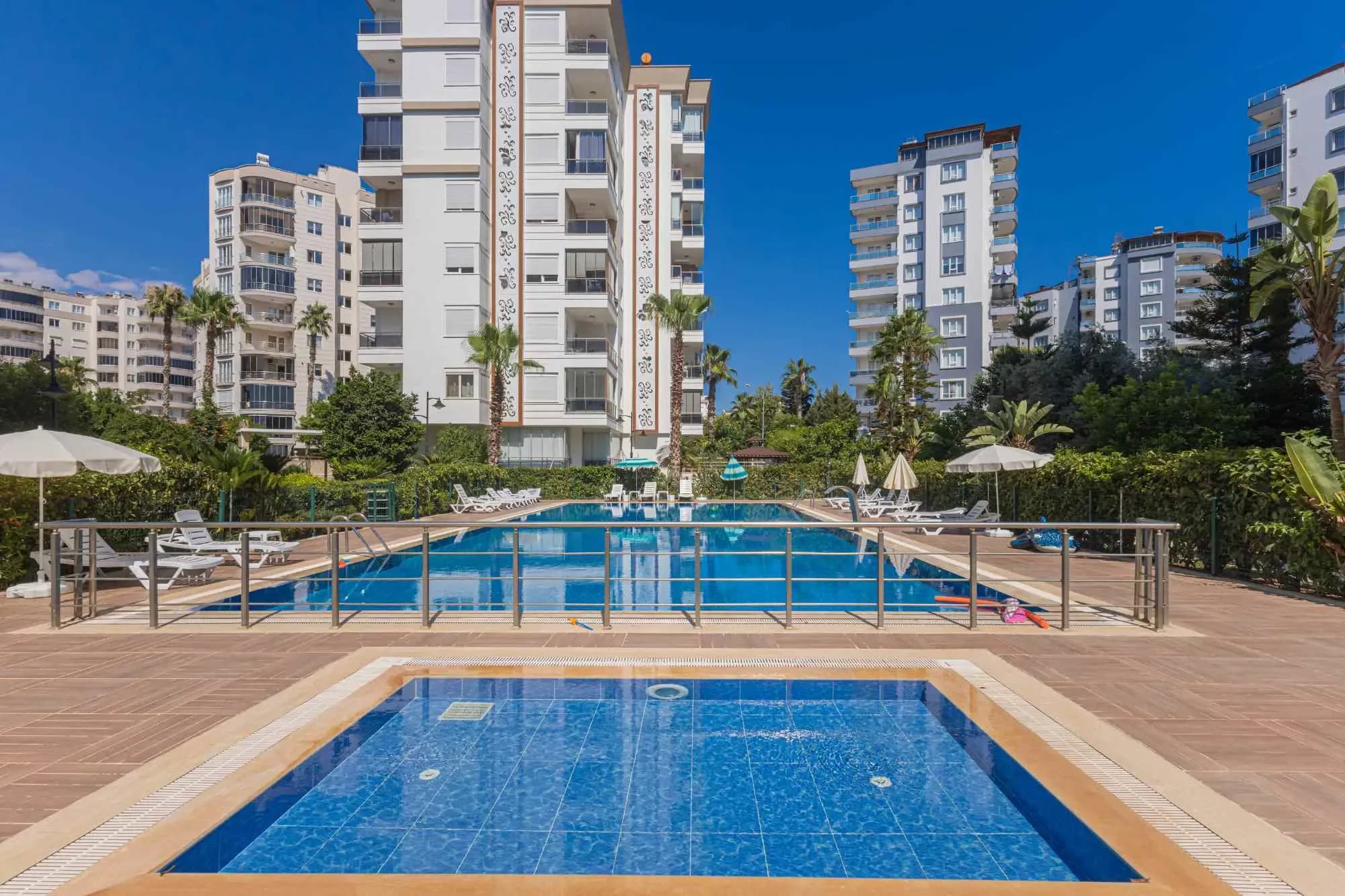 Uncalı'da 242 Park Evleri'nde Satılık 89 m² 1+1 Daire
