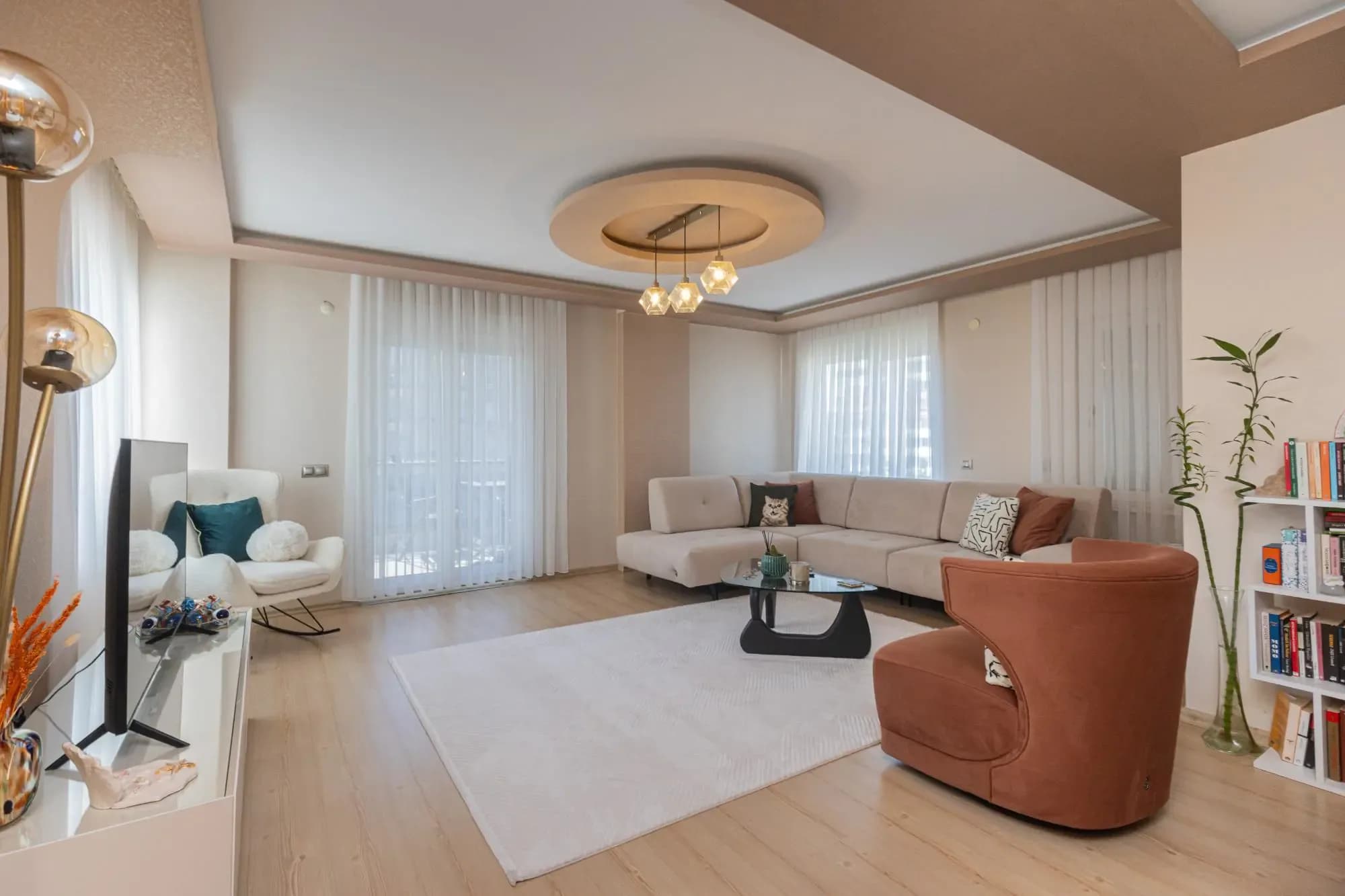 Uncalı'da 242 Park Evleri'nde Satılık 89 m² 1+1 Daire fotoğraf 4