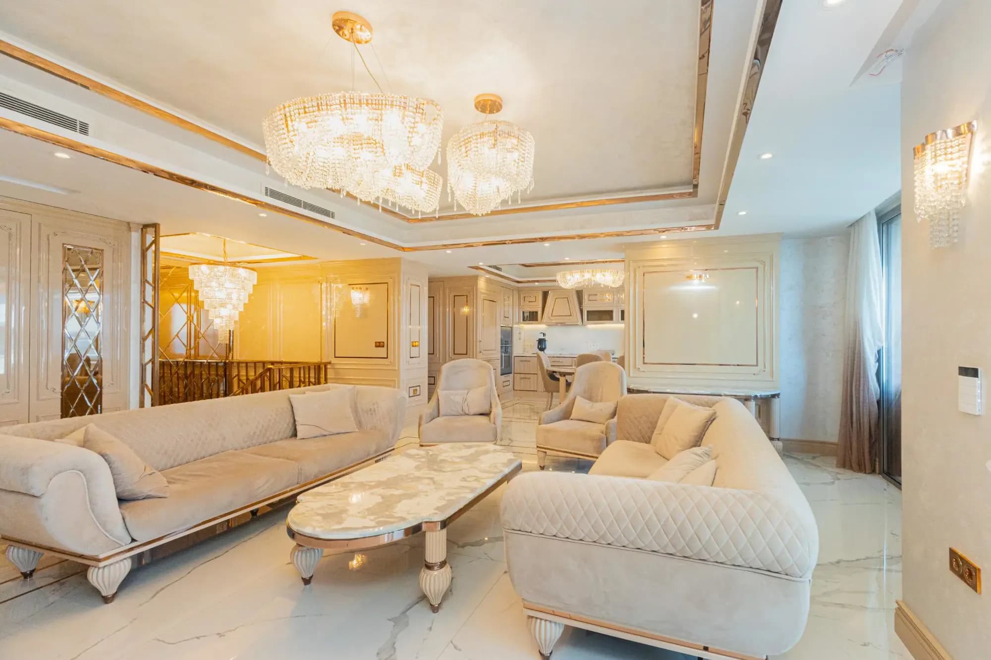 Konyaaltı'nda Denize Sıfır Full Manzaralı 180 m² Zebrano Tasarım fotoğraf 12
