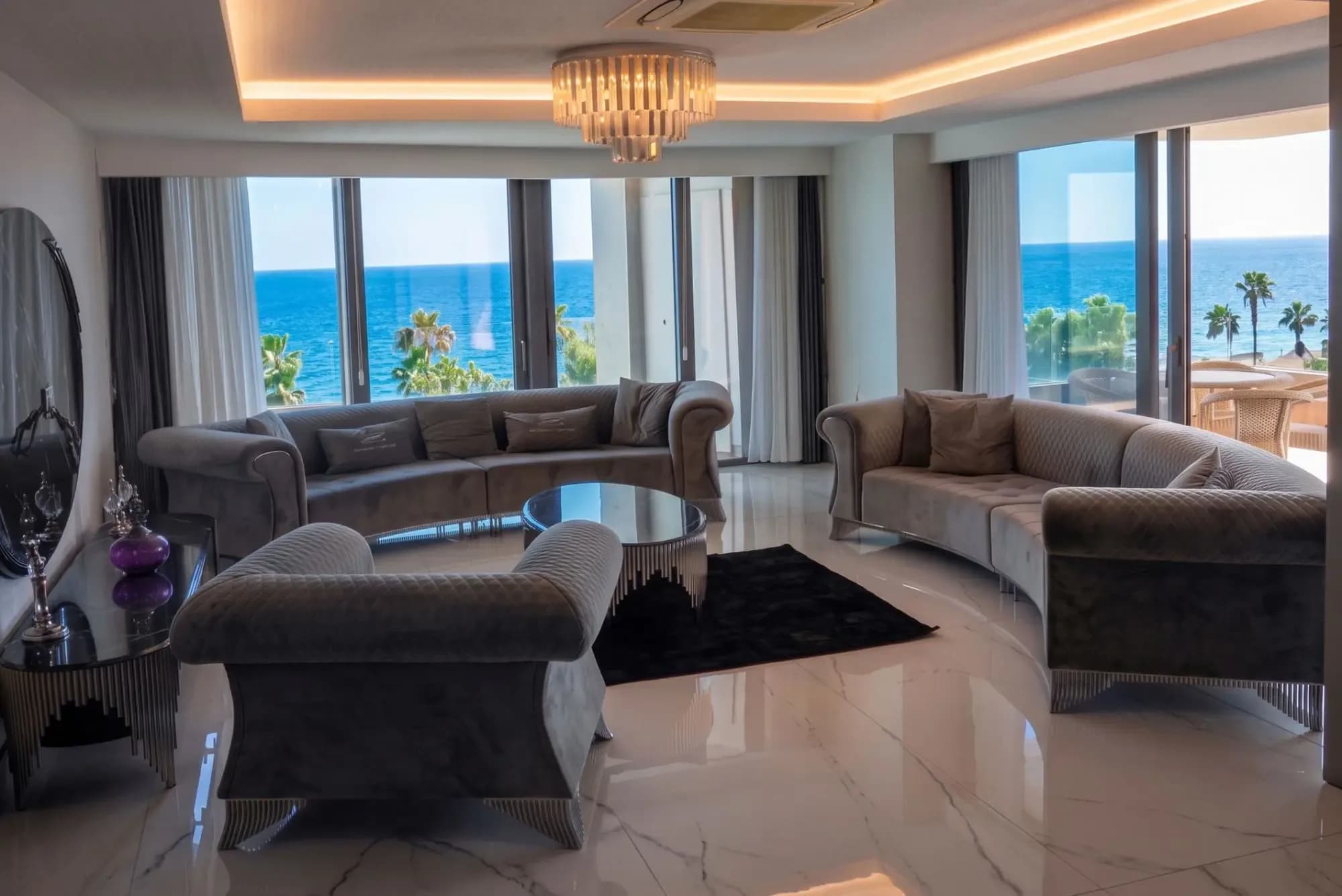 Konyaaltı'nda Denize Sıfır 4+1 Full Manzara Sun Is Blue Residence fotoğraf 2