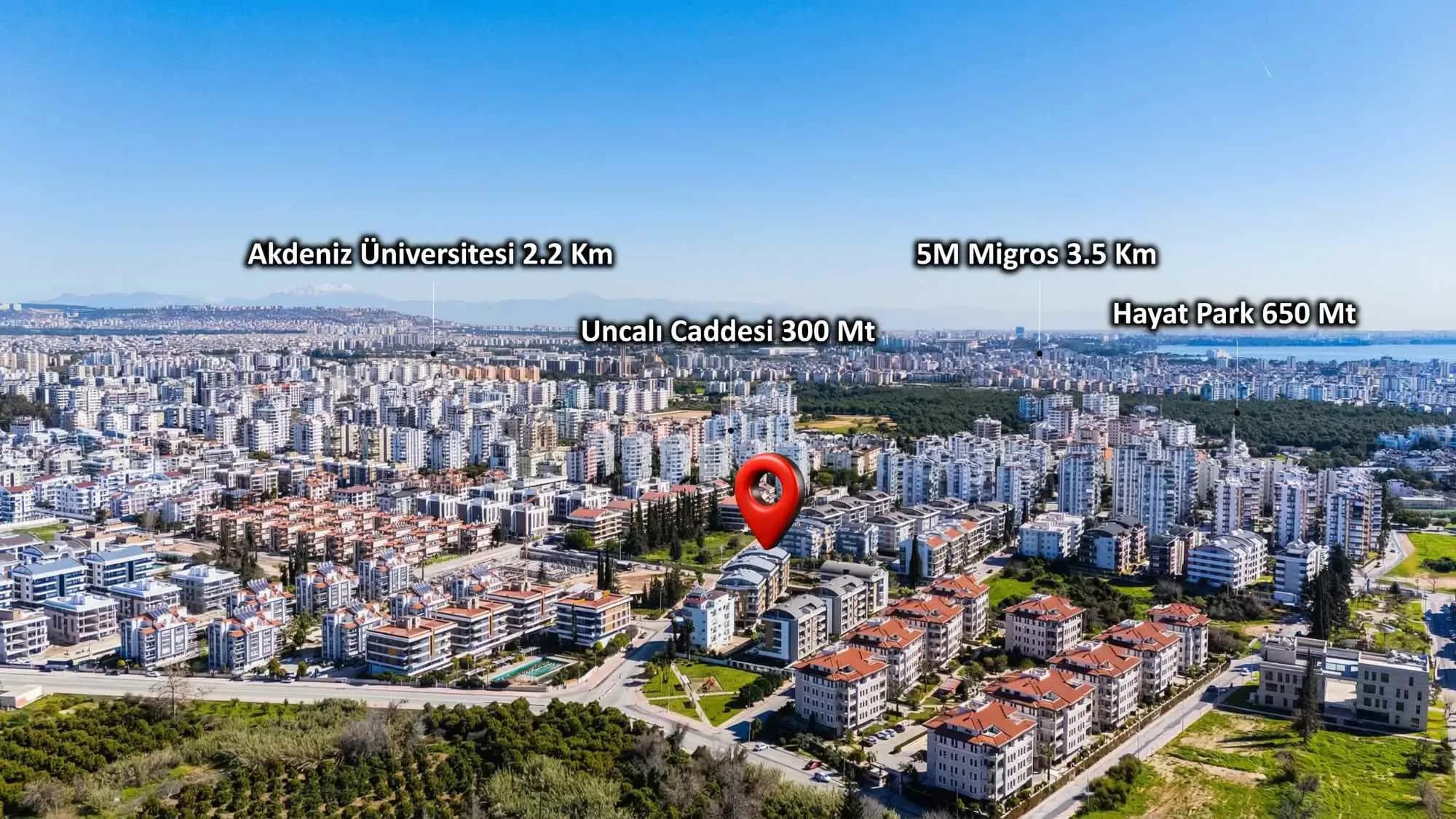 Konyaaltı'nda Doğalgazlı 3+1 Daire, Eşsiz Genişlikte fotoğraf 59
