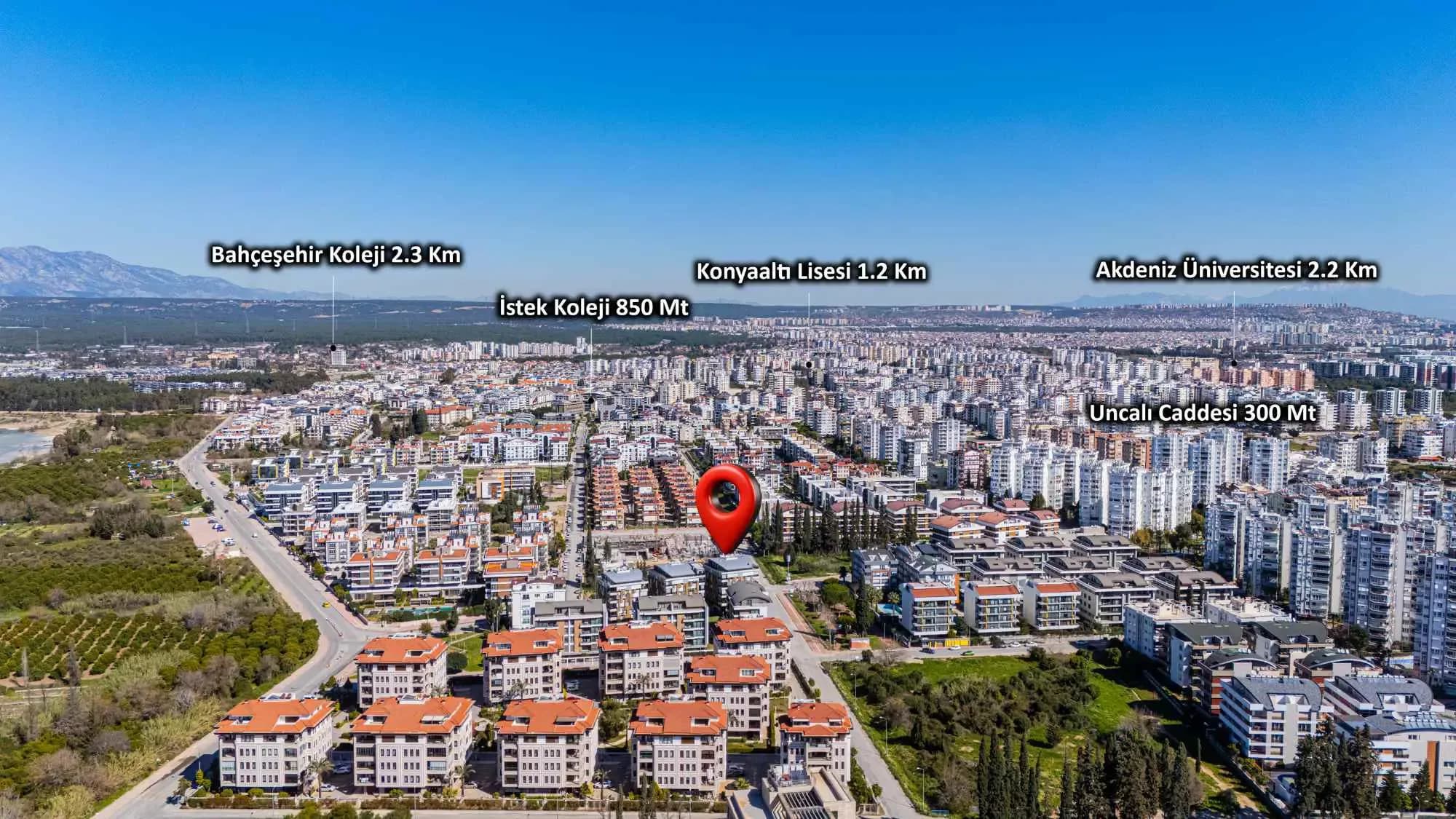 Konyaaltı'nda Doğalgazlı 3+1 Daire, Eşsiz Genişlikte fotoğraf 61